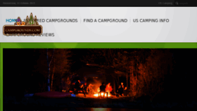 What Campgrounds.com website looked like in 2016 (8 years ago)