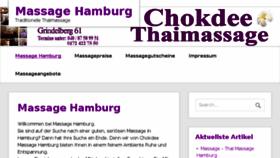 What Chokdee-massage-hamburg.de website looked like in 2016 (7 years ago)