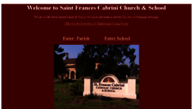 What Cabrini-sav.org website looked like in 2016 (7 years ago)