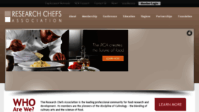 What Culinology.org website looked like in 2016 (8 years ago)