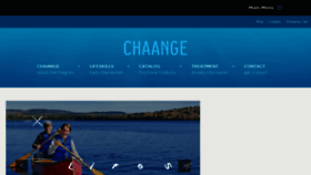 What Chaange.com website looked like in 2016 (7 years ago)