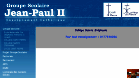 What Collegeste-stephanie.fr website looked like in 2016 (7 years ago)