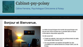 What Cabinet-psy-poissy.com website looked like in 2016 (7 years ago)