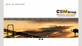 What Csmgroup.net.au website looked like in 2016 (8 years ago)