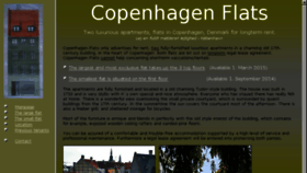 What Copenhagenflats.dk website looked like in 2016 (7 years ago)