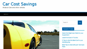 What Carcostsavings.com website looked like in 2016 (8 years ago)
