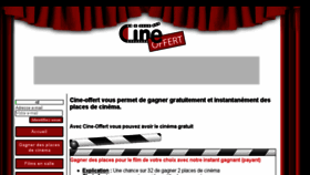 What Cine-offert.fr website looked like in 2016 (7 years ago)