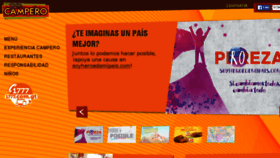 What Campero.gt website looked like in 2016 (7 years ago)