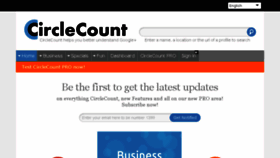 What Circlecount.com website looked like in 2016 (7 years ago)