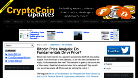 What Cryptocoinupdates.com website looked like in 2016 (7 years ago)