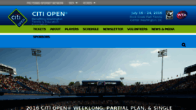 What Citiopentennis.com website looked like in 2016 (7 years ago)