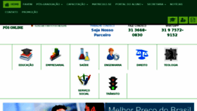 What Cursosposgraduacaoonline.com.br website looked like in 2016 (7 years ago)