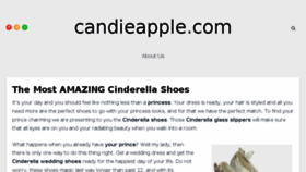 What Candieapple.com website looked like in 2016 (7 years ago)
