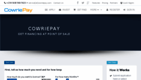 What Cowriepay.com website looked like in 2016 (7 years ago)