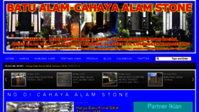 What Cahayaalamstone.com website looked like in 2016 (7 years ago)