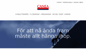 What Canea.se website looked like in 2016 (7 years ago)