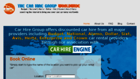 What Carhiregroup.co.uk website looked like in 2016 (7 years ago)