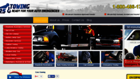 What Cars-towing.com website looked like in 2016 (7 years ago)