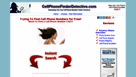 What Cellphonefinderdetective.com website looked like in 2016 (7 years ago)