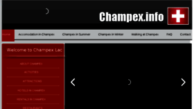 What Champex.info website looked like in 2016 (7 years ago)