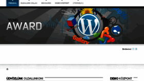 What Cmsaward.hu website looked like in 2016 (7 years ago)