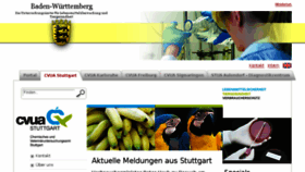 What Cvuas.de website looked like in 2016 (7 years ago)