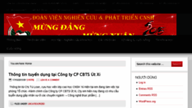 What Cnsh-vn.org website looked like in 2016 (8 years ago)