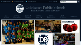 What Colchesterct.org website looked like in 2016 (7 years ago)