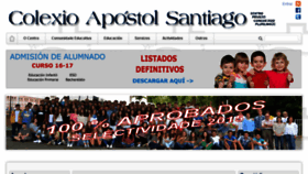 What Colegioapostol.com website looked like in 2016 (7 years ago)