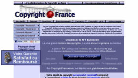 What Copyright-france.com website looked like in 2016 (7 years ago)