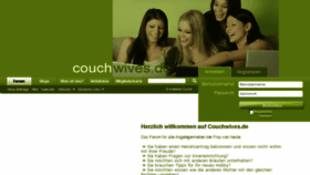 What Couchwives.de website looked like in 2016 (7 years ago)