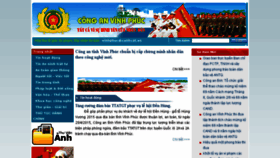 What Conganvinhphuc.vn website looked like in 2016 (7 years ago)