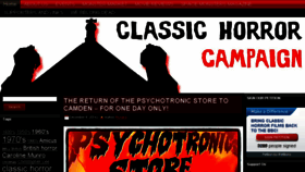 What Classichorrorcampaign.com website looked like in 2016 (7 years ago)