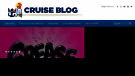 What Cruise-blog.de website looked like in 2016 (7 years ago)