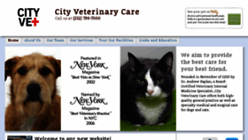 What Cityvetcare.com website looked like in 2016 (7 years ago)