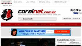 What Coralnet.com.br website looked like in 2016 (7 years ago)