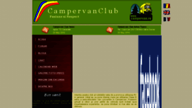 What Campervan.ro website looked like in 2016 (7 years ago)