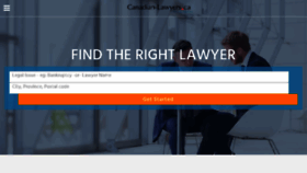 What Canadian-lawyers.ca website looked like in 2016 (7 years ago)