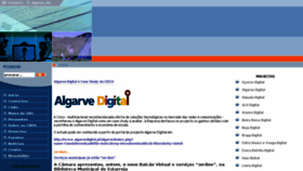 What Cidadesdigitais.pt website looked like in 2016 (7 years ago)