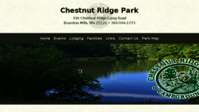 What Chestnutridgepark.com website looked like in 2016 (7 years ago)