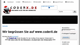 What Coderx.de website looked like in 2016 (7 years ago)