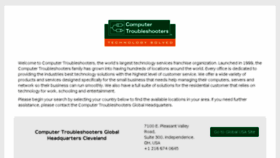 What Computertroubleshooters.com website looked like in 2016 (7 years ago)