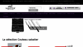 What Couteau-sabatier.fr website looked like in 2016 (7 years ago)