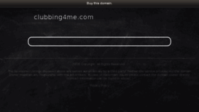 What Clubbing4me.com website looked like in 2016 (7 years ago)