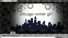 What Chicagorunnergirl.com website looked like in 2016 (7 years ago)