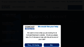 What Comcastbusiness.net website looked like in 2016 (7 years ago)