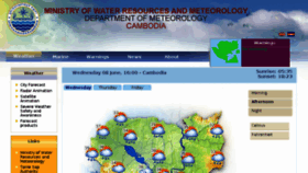 What Cambodiameteo.com website looked like in 2016 (7 years ago)