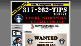 What Crimetips.org website looked like in 2016 (7 years ago)