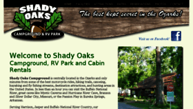 What Camptheoaks.com website looked like in 2016 (7 years ago)