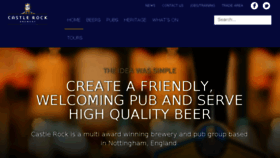 What Castlerockbrewery.co.uk website looked like in 2016 (7 years ago)